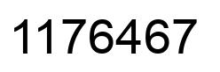 Número 1176467 imagen negro