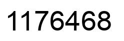 Número 1176468 imagen negro