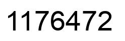 Número 1176472 imagen negro
