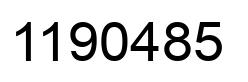 Número 1190485 imagen negro