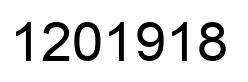 Number 1201918 black image