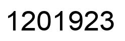 Número 1201923 imagen negro