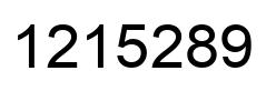 Número 1215289 imagen negro