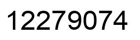 Número 12279074 imagen negro
