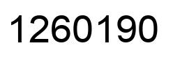 Número 1260190 imagen negro