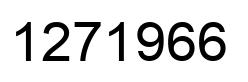 Number 1271966 black image