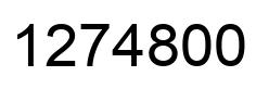 Número 1274800 imagen negro