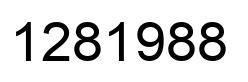 Número 1281988 imagen negro