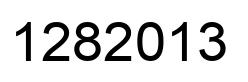 Number 1282013 black image