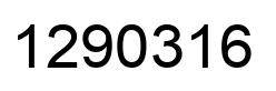 Number 1290316 black image