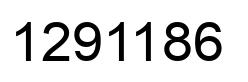 Number 1291186 black image