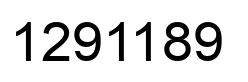 Number 1291189 black image