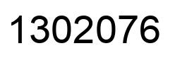 Number 1302076 black image