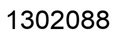 Number 1302088 black image