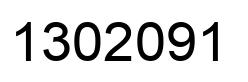 Number 1302091 black image