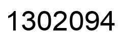 Number 1302094 black image