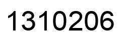 Number 1310206 black image