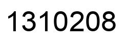 Number 1310208 black image