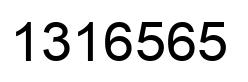Número 1316565 imagen negro