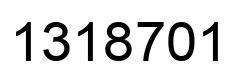 Número 1318701 imagen negro