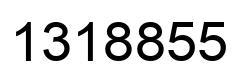 Número 1318855 imagen negro