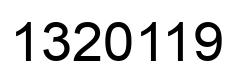 Número 1320119 imagen negro