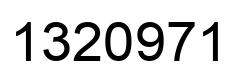 Número 1320971 imagen negro