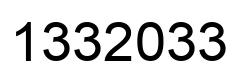 Número 1332033 imagen negro