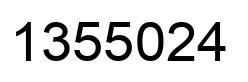Número 1355024 imagen negro