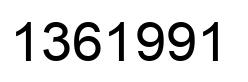 Número 1361991 imagen negro