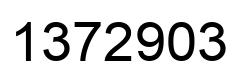 Número 1372903 imagen negro