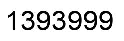 Número 1393999 imagen negro