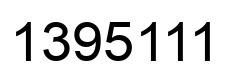 Número 1395111 imagen negro