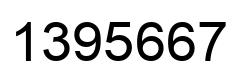 Número 1395667 imagen negro