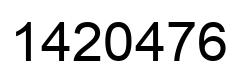 Número 1420476 imagen negro