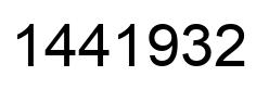 Número 1441932 imagen negro