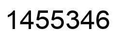 Número 1455346 imagen negro