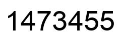 Número 1473455 imagen negro