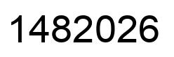 Número 1482026 imagen negro