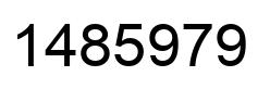 Número 1485979 imagen negro