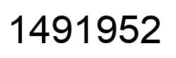 Número 1491952 imagen negro