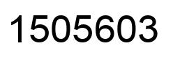 Número 1505603 imagen negro