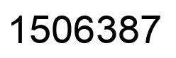 Número 1506387 imagen negro