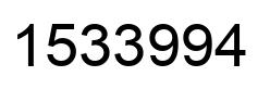 Número 1533994 imagen negro