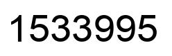 Número 1533995 imagen negro