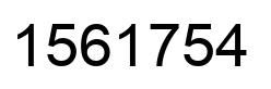 Número 1561754 imagen negro