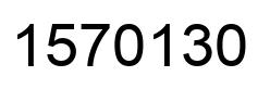 Número 1570130 imagen negro