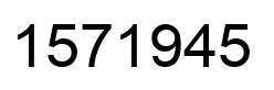 Número 1571945 imagen negro