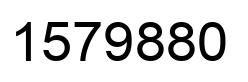 Número 1579880 imagen negro