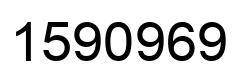 Number 1590969 black image